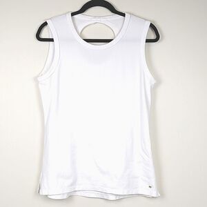 Kate Spade White Bow Back Tank Top Size Large